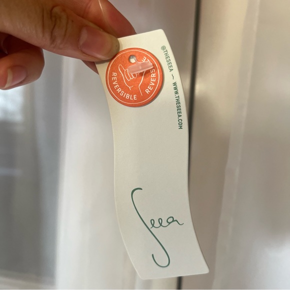 Seea Two Piece Reversible Brasilia Bathing Suit Bikini Size Large - Picture 3 of 5